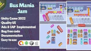 Bus Mania jam - Unity Game - Unity Source Code & Template