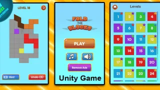 Fold the Block - Unity Game - Unity Source Code & Template
