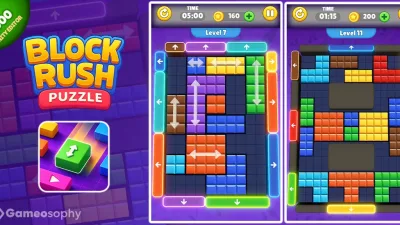 Block Rush Puzzle | Unity Game