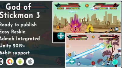 God of Stickman 3 – Unity Game