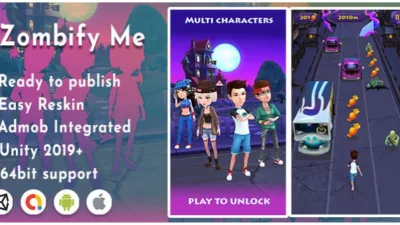Zombify Me – 3D Runner Unity Game