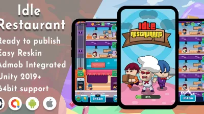 Idle Restaurant – Unity project with admob
