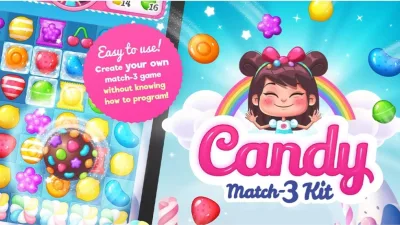 Candy Match 3 Kit – Unity Game