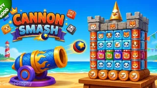 Cannon Smash | Casual 3D Unity Game Template - Unity Source Code & Template