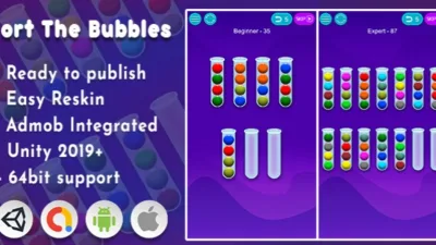 Sort The Bubbles – Unity Game