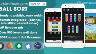 Ball Sort Puzzle – Unity Complete Project - Unity Source Code & Template
