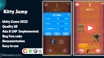 Kitty Jump Unity Game