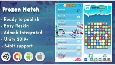 Frozen Match 3 – Unity Game