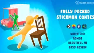 Fully Packed - Stickman Contest Unity Game - Unity Source Code & Template