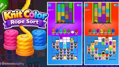 Knit Color Rope Sort | Jam Puzzle | Unity Game