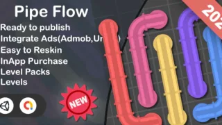 Pipe Flow - Unity Game - Unity Source Code & Template