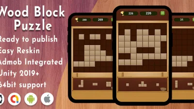 Wood Block Puzzle – Unity project with admob