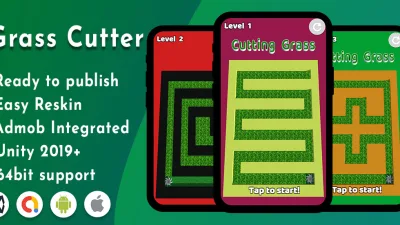 Grass Cutter – Unity project with admob