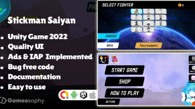 Stickman Saiyan Unity Game