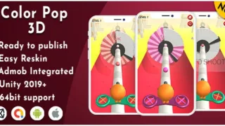 Color Pop 3D – Hyper casual Unity Game - Unity Source Code & Template