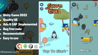 Save The Cat Unity Source Code 2d Game - Unity Source Code & Template