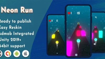 Neon Run – Unity Project