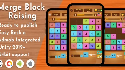 Merge Block Raising – Unity project with admob