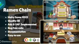 Ramen Chain Unity Game - Unity Source Code & Template