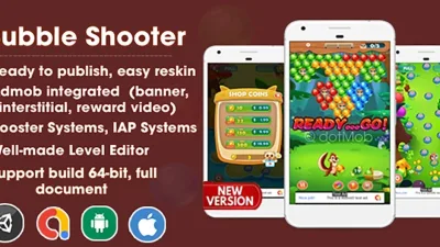 Bubble Shooter – Unity Project with Admob