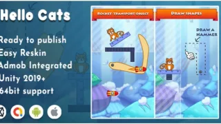 Hello Cats – Unity Game - Unity Source Code & Template