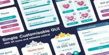 Simple Customizable Flat GUI Pack