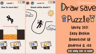 Draw Save Puzzle - Unity Game - Unity Source Code & Template