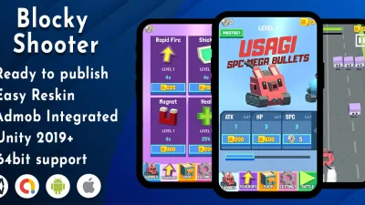 Blocky Shooter – Unity project with Admob