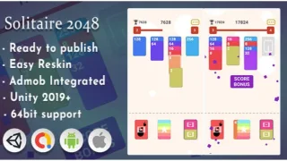 Solitaire 2048 – Unity Game - Unity Source Code & Template
