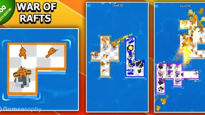 War of Rafts Sea Battle 3D Game