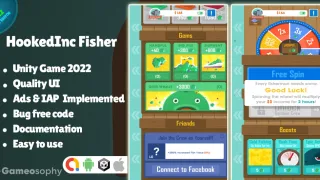 HookedInc Fisher  Premium Unity Source Code - Unity Source Code & Template