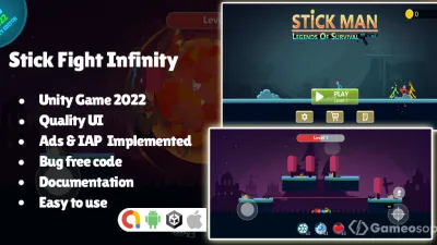 Stick fight Infinity Trending Multiplayer Game