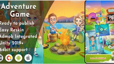 Camping Adventure Game – Unity Project