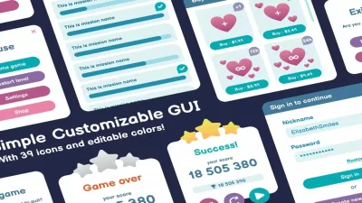 Simple Customizable Flat GUI Pack