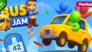 Bus jam - Unity reskinned Game - Unity Source Code & Template