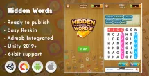 Hidden Words – Word Search Unity Project