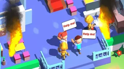 Idle Firefighter Tycoon - Unity game