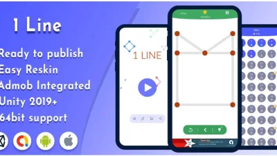 1LINE – Unity Project with Admob