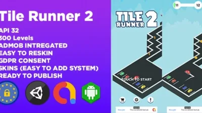 Tile Runner 2_300 Levels + Unity Game