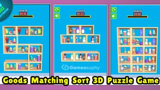 Goods Matching Sort 3D Puzzle - Unity Source Code & Template