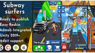 Subway Runner Game – Unity Project - Unity Source Code & Template