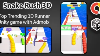 Snake Rush 3D – Unity Game