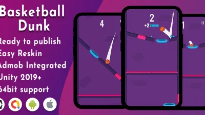 Basketball Dunk – Unity project with admob