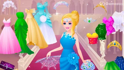 Icy or Fire dress up - Unity game
