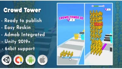 Crowd Tower 3D – Unity Game