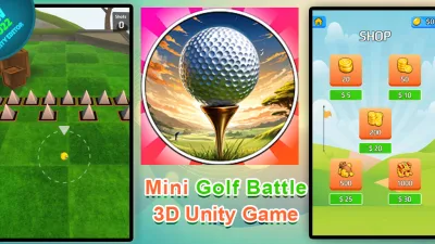 Mini Golf Battle 3D Unity Game
