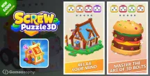 Screw Bolts 3D | Unity Game