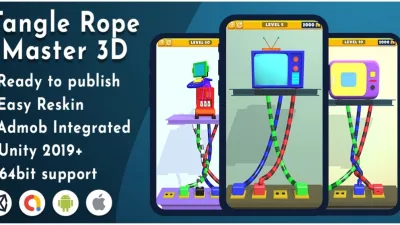 Tangle Rope Master 3D – Unity Project