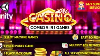 Combo Casino Games– 5 in 1 Unity Games - Unity Source Code & Template