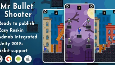 Mr Bullet Shooter – Unity Project